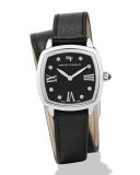 27mm Albion Diamond Leather Strap Watch 