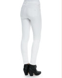 Mid-Rise Super Skinny Jeans, Bright White