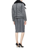 Ricci Chunky Cashmere Sweater, Charcoal