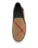 Gauden Check Skate Sneaker, Black