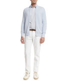 Tasche 5-Pocket Slim-Fit Denim Jeans, White