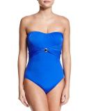 Crystal Clear Bandeau One-Piece