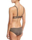 Neutra Bralette Swim Top, Taupe