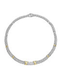 Caviar Diamond Lux Rope Necklace