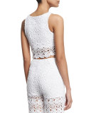 Rosi Floral-Lace Crop Top