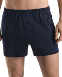Sporty Knit Boxers, Midnight Navy