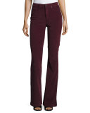 High Rise Bell Canyon Corduroy Pants, Midnight Plum