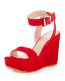 Truex Suede Wedge Sandal
