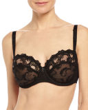 Guipure Charming Lace Demi-Cup Bra