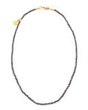 Dark Mist Black Diamond Necklace, 15"L