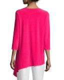 3/4-Sleeve Side Fall Top 