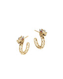 Batu Naga 18k Gold Medium Dragon Hoop Earrings