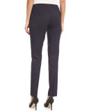 Stanton Stretch-Wool Cropped Pants, Ink