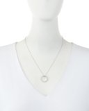 Pave Circle Necklace