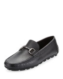 Highway Leather Bit-Strap Driver, Black