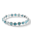 Wonderland Silver Turquoise Bangle