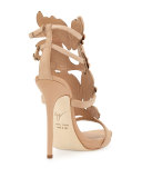 Wings Suede High-Heel Sandal, Fondotina