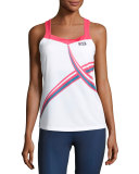 MB Court Central Tank Top, White