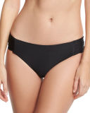 Premier Shirred-Side Swim Bottom