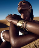 Thin Faceted Bangle
