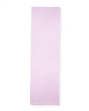 Pompom-Trim Cashmere/Silk Scarf