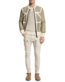 Felmore Slim-Fit Cargo Pants, Pale Stone
