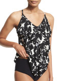 Magnolia Blossom Rita Ruffled Tankini Swim Top