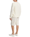 Textured Crewneck Sweater