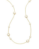 18K Rock Candy Lollipop Necklace in Mother-of-Pearl, 37"