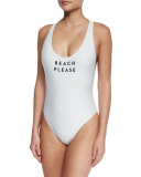 Beach Please One-Piece Swimsuit