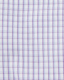 Modern Fit Box-Check Woven Dress Shirt, Purple