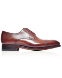 Leather Lace-Up Shoe, Brown