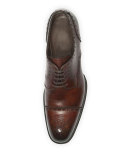 Edward Med-Cap Wing-Tip Brogue, Brown