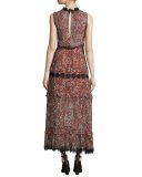 Sicilian Floral Tiered Maxi Dress