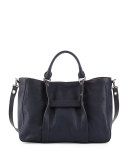 Longchamp 3D Medium Tote with Removable Strap, Midnight Blue
