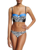 Printed Reversible Swim Bottoms