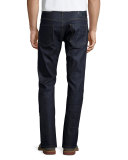 Core Slim-Straight Lafayette Denim Jeans, Navy