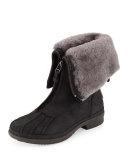 Arquette Waterproof Shearling Boot, Black
