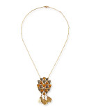 Golden Triangle Pendant Necklace