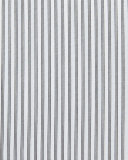 Contrast-Collar Striped Dress Shirt, White/Black