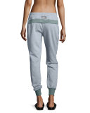 Essentials Drawstring Sweatpants, Chalk Blue Melange