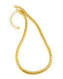 Vertigo 24k Gold Single-Strand Necklace