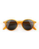 Shape #D Round Sunglasses, Yellow