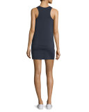 Scuba Mini Skirt, Navy