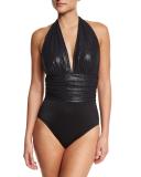 Yves Underwire Halter One-Piece Swimsuit 