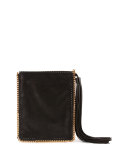 Falabella Fringe Tassel Crossbody, Black 