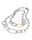 Mobile Link Necklace with Gold