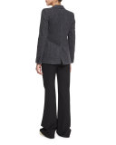 Oversized Chambray Button-Down Top, Bonneville