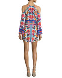 Antigua Floral Coverup Dress, Multicolor
