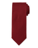 Micro-Neat Silk Tie, Red